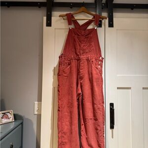 We The Free Women's Rose Cordoroy Overalls